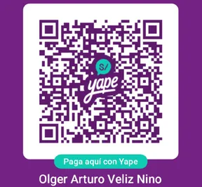 QR para donación digital Yape