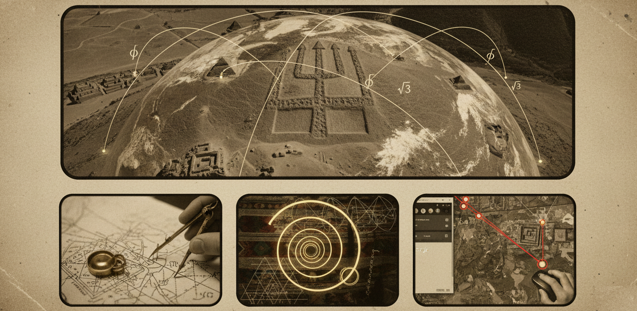 Image for Geodesia Sagrada: Proporción Áurea, φ y el Mapa Ancestral del Contacto