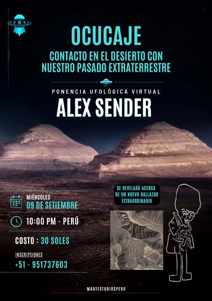 Flyer Oficial: Ocucaje Contacto en el Desierto
